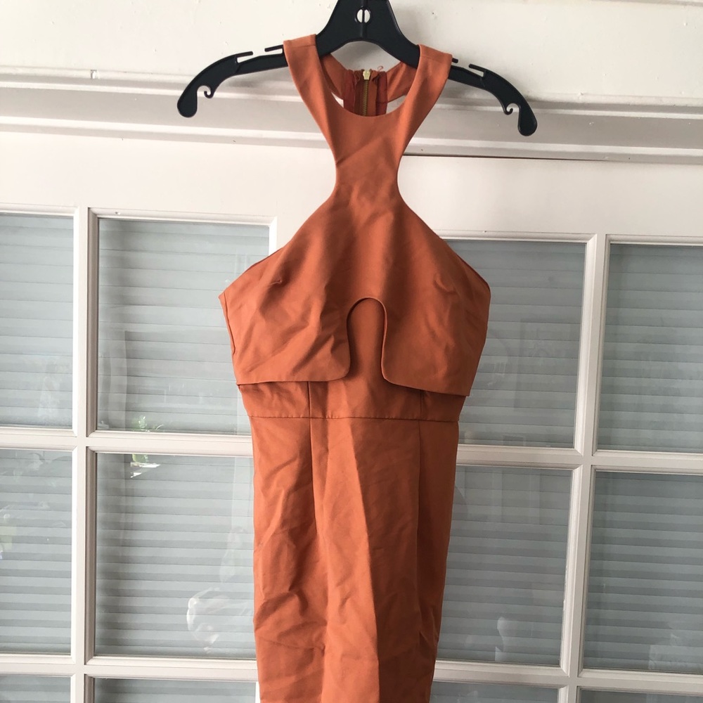 Grace Willow Orange Club Dress